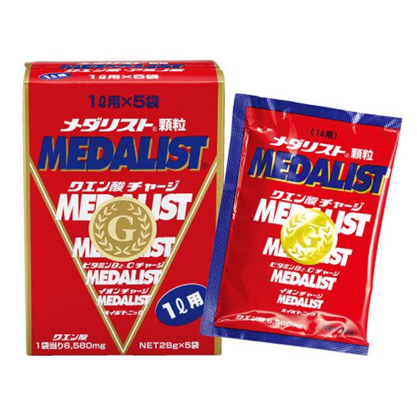 MEDALIST メダリスト 顆粒 1L用 サイズ 5袋入り トレラン 補給食 クエン酸 マラソン ...
