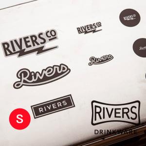RIVERS リバーズ ステッカー リバーズ (S/RS) シール かわいい 可愛い おしゃれ かっこいい ブランド アウトドアの商品画像