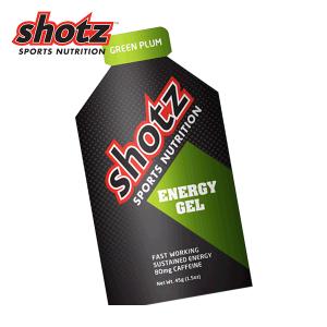 shotz ENERGY GEL エナジージェル グリーンプラム味×1個 行動食 補給食｜sotoaso-trail