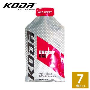 KODA(コーダ) ワイルドベリー味 7個セット エナジージェル 行動食 補給食 ランニング トレラン マラソン エネルギーゼリー 登山 ロードバイク｜sotoaso-trail
