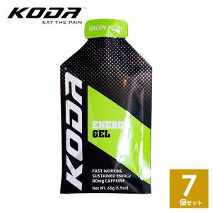 KODA(コーダ) グリーンプラム味×7個セット エナジージェル 行動食 補給食 ランニング トレラン マラソン エネルギーゼリー 登山｜sotoaso-trail