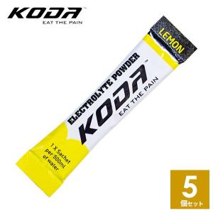 KODA(コーダ) エレクトロライトパウダー レモン味 5本セット(4g×5本) 電解質 行動食 補給食 ランニング トレラン マラソン ドリンク｜sotoaso-trail