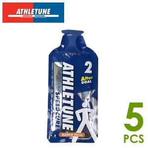 ATHLETUNE アスリチューン SPEEDCURE(スピードキュア) マンゴー味 5本 補給食 マラソン トレラン 補給ジェル エナジージェル ゼリー リカバリー 回復 レース後｜sotoaso-trail