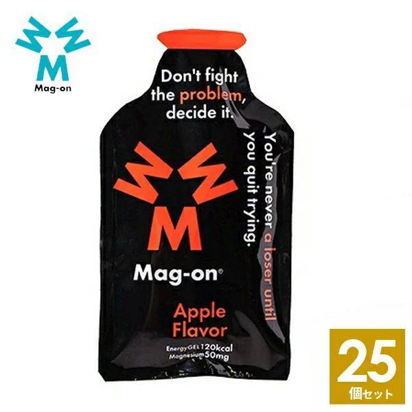 Mag-on(マグオン) エナジージェル リンゴ味 25個 マラソン トレラン ランニング 補給食 ...