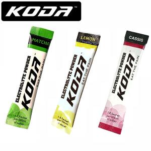 KODA コーダ ELECTROLYTE POWDER(エレクトロライトパウダー) お試しセット 3本 抹茶 ×1、 カシス ×1、 レモン ×1 補給食 マラソン トレラン 登山 ランニング｜sotoaso