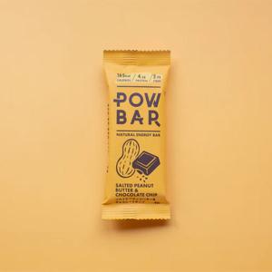 POW BAR パウバー ソルトピーナッツバター＆チョコレートチップ(ナチュラルエナジーバー) 1本 ランニング トレラン 補給食 ビーガン対応