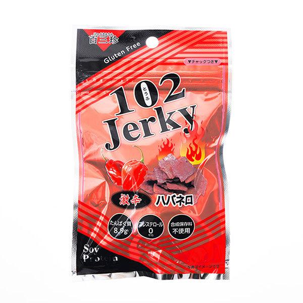 102 Jerkey 豆腐ジャーキー 激辛 ハバネロ味 プロテイン ソイプロテイン プロテインバー ...