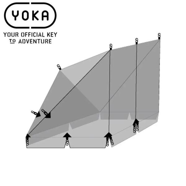 YOKA ヨカ CABIN 蚊帳 収納袋付き キャンプ用品 アウトドア用品 蚊除け 防虫ネット