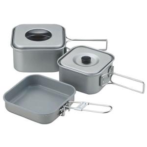 UNIFLAME（ユニフレーム） クッカーセット 山クッカー角型 3