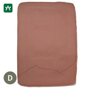 ナンガ RIDGE LINE BOX SHEET D PINK DOUBLE N1Bh0675 ボックスシーツ【不定期セール/セール価格品は返品・交換不可】｜sotosotodays