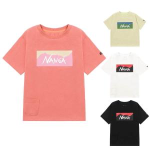 ナンガ ECO HYBRID BOX LOGO KIDS TEE NW2411-1S700-A キッズ Tシャツ｜sotosotodays