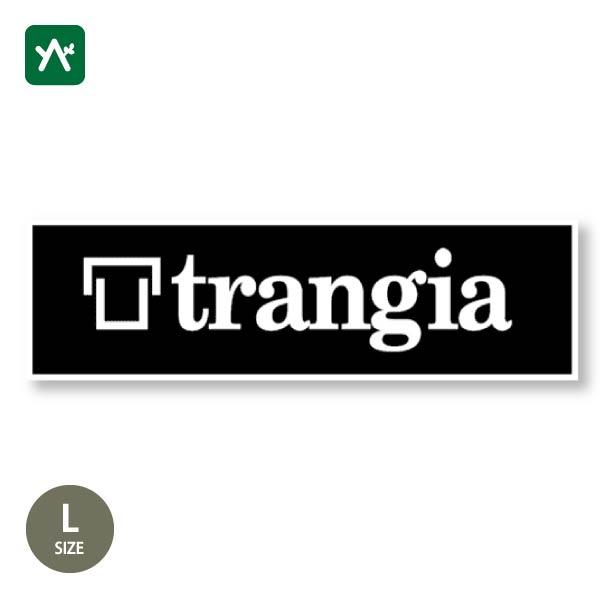 トランギア トランギアステッカーL ホワイト TR-ST-WT2 ロゴ【セール価格品は返品・交換不可...
