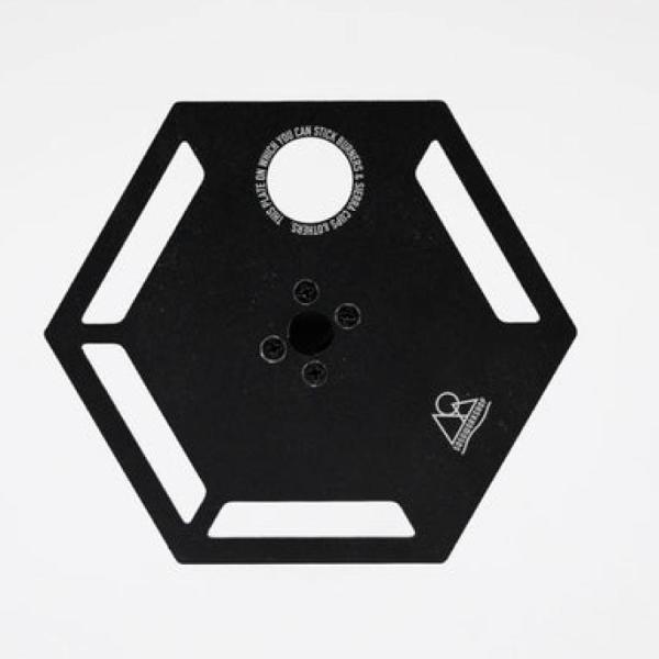 50/50ワークショップ UTILITY PLATE TR014-5WS-4479 ポール用小型プレ...