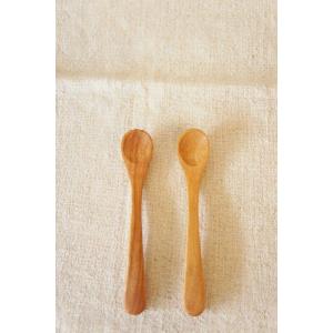 木製ベビースプーン チェリー材 蜜蝋仕上げ 出産祝い 川端健夫 作家 Springboardmarketing Com