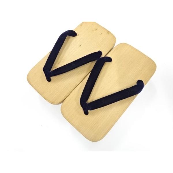 ys7485107; 宗sou 男物　桐下駄（23.5センチ）【着】