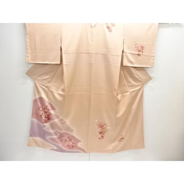 ys7840338; 宗sou 未使用品　霞に菊萩模様訪問着【着】