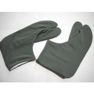 男性用ハイ・ストレッチ東レ足袋　5枚こはぜ　洗える　M/L/LL　　グレー