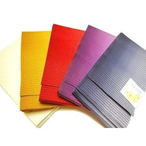 半幅帯 浴衣帯 四寸帯 日本製 片ぼかし ふくれ織 ワッフル織