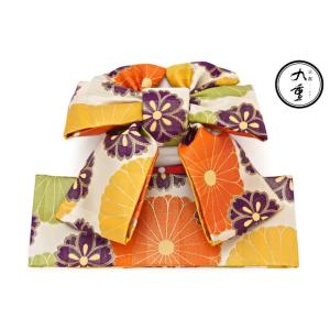 SOUBIEN（創美苑） 【未仕立て】 袋帯 緑 グリーン 金色 亀甲 流水 葵