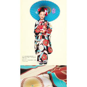七五三 着物 7歳 正絹 着物セット 七才 紅...の詳細画像1