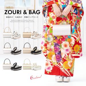 草履バッグセット 成人式 留袖 振袖 色留袖 訪問着 銀色