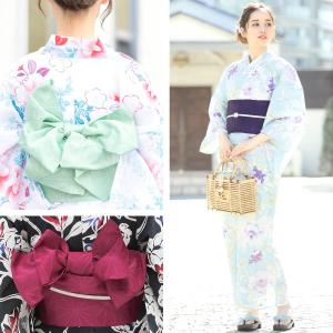 半幅帯 浴衣 帯 麻の葉 半巾帯 細帯 単衣 ...の詳細画像2