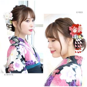髪飾り 成人式 つまみ細工 かんざし 簪 袴 ...の詳細画像2