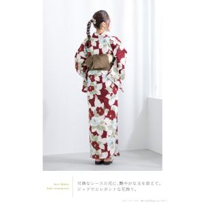 浴衣 髪飾り フラワー 花 フェイクパール レ...の詳細画像1