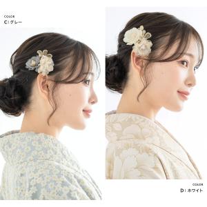 髪飾り 成人式 卒業式 花 小ぶり 袴 アース...の詳細画像2