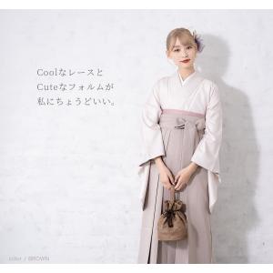 巾着バッグ 巾着 バッグ おしゃれ レース 花...の詳細画像1
