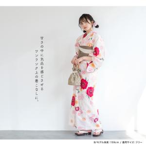 浴衣 セット レディース 大人 兵児帯 夏 2...の詳細画像3