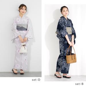 浴衣セット レディース 浴衣 帯 セット 大人...の詳細画像2