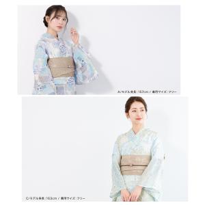 浴衣 セット レディース 大人 兵児帯 夏 2...の詳細画像3