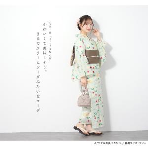 浴衣 セット レディース 大人 兵児帯 夏 2...の詳細画像2