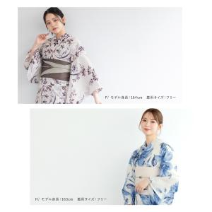 浴衣 セット レディース 大人 兵児帯 夏 2...の詳細画像2
