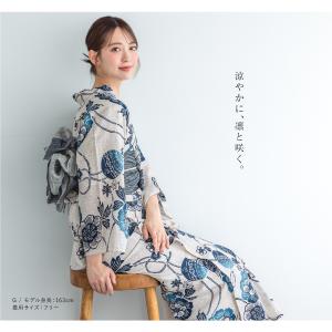 浴衣 セット レディース 大人 兵児帯 夏 2...の詳細画像3