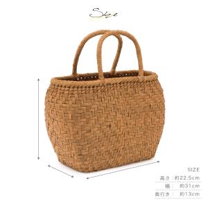 かごバッグ 40代 山葡萄 浴衣 手作り バッ...の詳細画像3