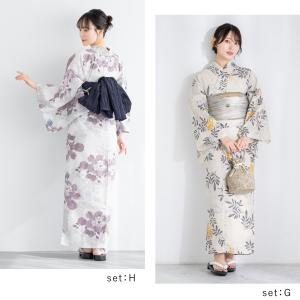 浴衣セット プチプラ 浴衣 3点セット レディ...の詳細画像2