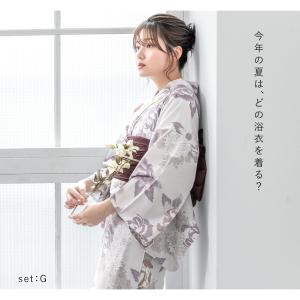 浴衣セット プチプラ 浴衣 3点セット レディ...の詳細画像3