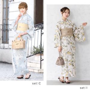浴衣セット プチプラ 浴衣 3点セット レディ...の詳細画像2