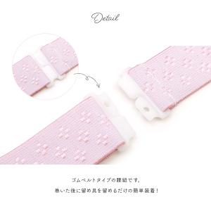 腰紐 着物 浴衣 ゴムベルト 腰ひも 簡単 ワ...の詳細画像1
