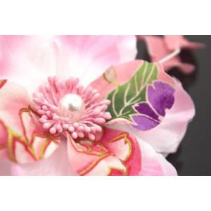 髪飾り 花 フラワー 髪飾り 和柄 ピンク パ...の詳細画像2