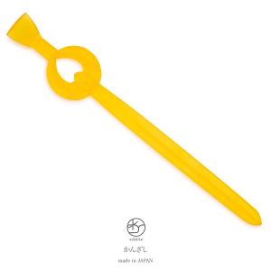 SOUBIEN（創美苑） 前櫛・平打簪セット 透明 クリア 白 ホワイト 花菱