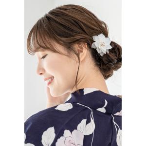 髪飾り 成人式 浴衣 花 クリップ 振袖 子供...の詳細画像1
