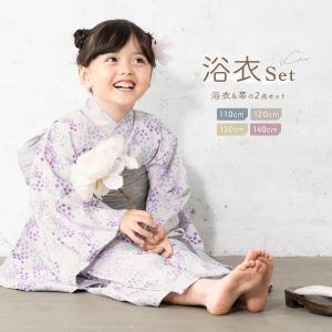 浴衣 子供 女の子 キッズ 単品 黒 ブラック ピンク 薔薇 バラ ローズ 