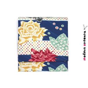 SOUBIEN（創美苑） 名古屋帯 未仕立て カラフル アイボリー 黄色 水色 