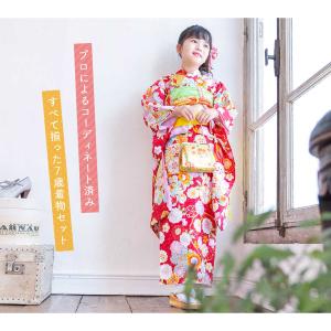七五三 レンタル 7歳 着物 女の子 フルセッ...の詳細画像1