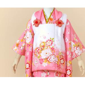 レンタル 七五三 女の子 3歳 着物 被布 フ...の詳細画像2