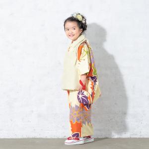 レンタル 七五三 女の子 3歳 着物 被布 フ...の詳細画像2