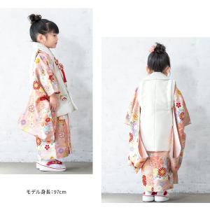 レンタル 七五三 女の子 3歳 着物 被布 フ...の詳細画像1